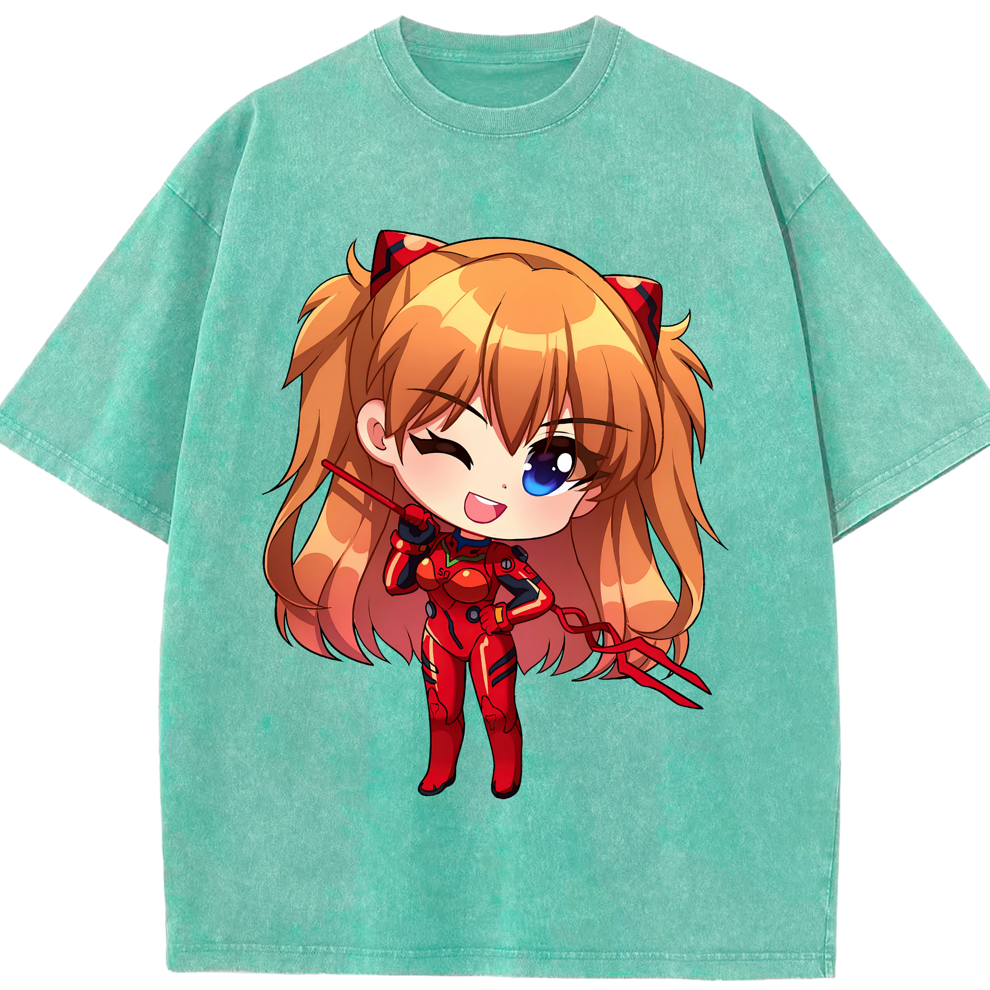 （画像用） EVA 新世紀エヴァンゲリオン 綿100% ヴィンテージ風 半袖Tシャツ（フロントプリント）